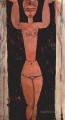 standing caryatid 1913 Amedeo Modigliani